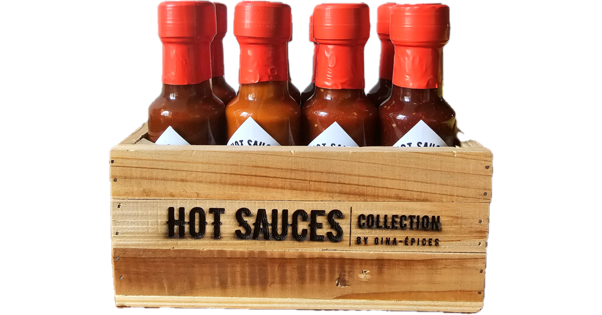 Coffret de 8 sauces piquantes Hot ones Sauces piquantes ginaepices